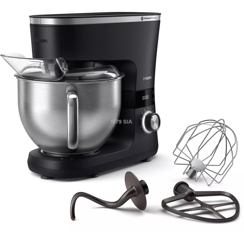 PHILIPS Virtuves kombains 1000W melns HR7962 / 01
