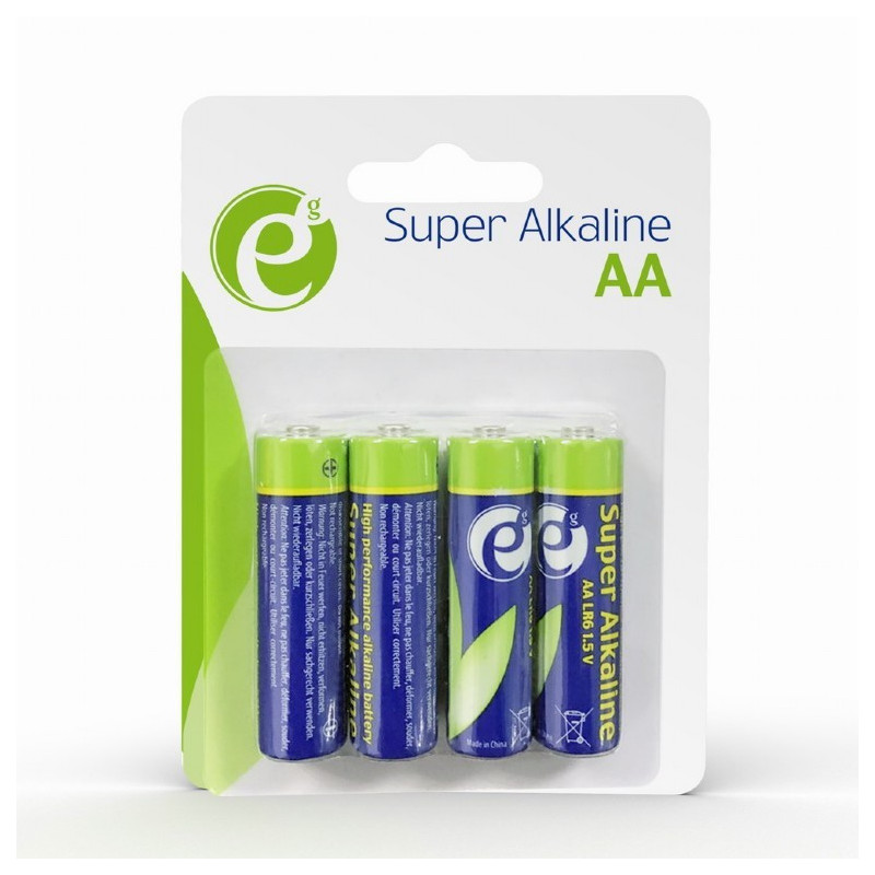 GEMBIRD Alkaline batteries AA 4-pack