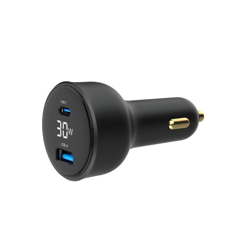 Gembird USB 2-port Automašīnas Lādētājs 30W