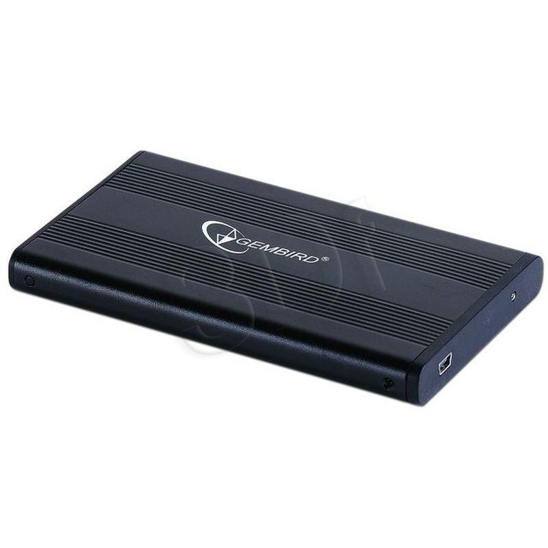 Gembird for 2.5'' SATA - USB 2.0 Aluminium Black
