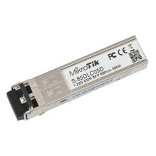 MikroTik 1.25G SFP transceiver with a 850nm Dual LC connector S-85DLC05D