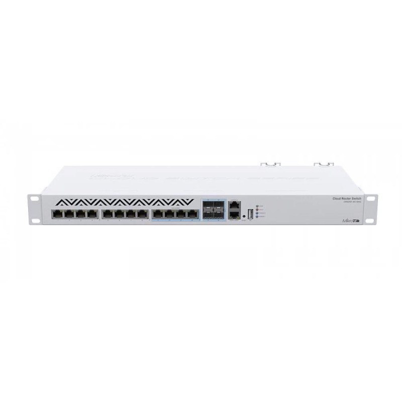 MikroTik Cloud Router Switch 312-4C+8XG-RM with RouterOS L5 1U rackmount Enclosure 2000001081204