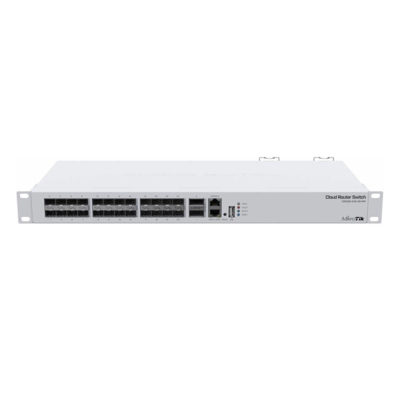 MikroTik Cloud Router Switch 326-24S+2Q+RM with RouterOS L5 1U rackmount Enclosure 2000001081211