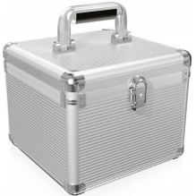 Icy Box Aluminium suitcase for 2.5'' and 3.5'' HDDs Silver