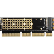 AXAGON PCEM2-1U PCI-E 3.0 16x - M.2 SSD NVMe up to 80mm SSD low profile 1U