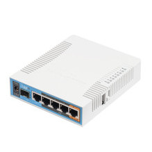MikroTik hAP ac RouterOS L4 128MB RAM 5xGig LAN 2.4 / 5GHz 802.11ac 1xUSB 1xSFP