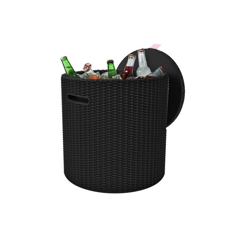 Keter Dārza galdiņš / saugojimo kaste Cool Stool brūns (44 x 44 x 44cm) 29200045590