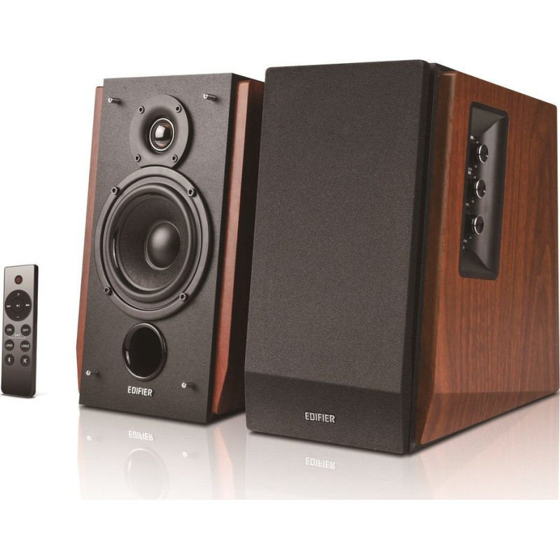 Edifier Active Bluetooth Bookshelf Speakers R1700BTS Brown Bluetooth Wireless(Atv.iepak.)