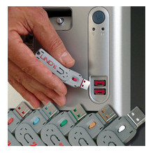 USB Port Schlosser 4xROT +...