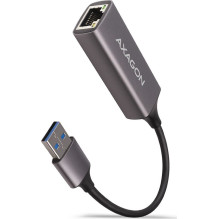 AXAGON ADE-TR Gigabit Ethernet 10 / 100 / 1000 Adapter - USB 3.1 Typ A Titangrau