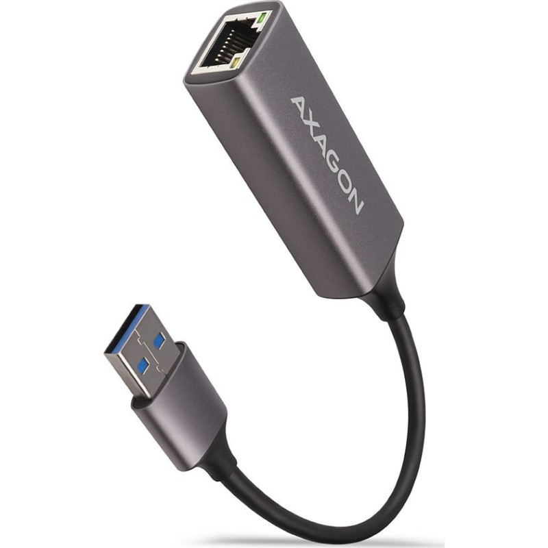 AXAGON ADE-TR Gigabit Ethernet 10 / 100 / 1000 Adapter - USB 3.1 Typ A Titangrau