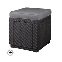 Keter Darza kresls / uzglabasanas kaste Cube ar spilvenu peleks 29192157939