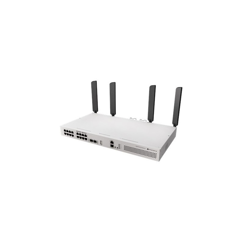 MikroTik Cloud Router Switch with RouterOS L5 Rackmount Case CRS418-8P-8G-2S+5axQ2axQ-RM