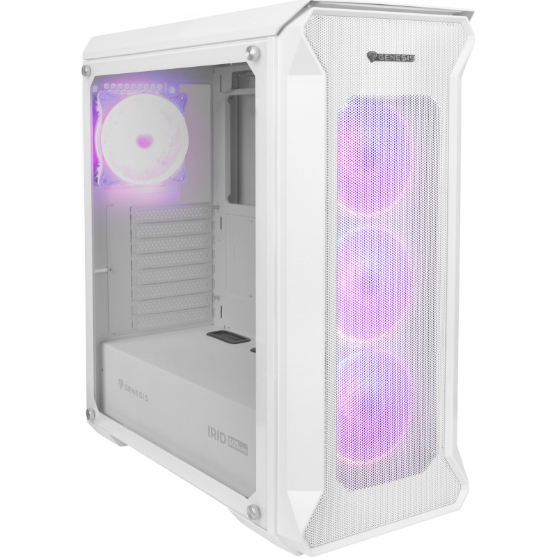 GENESIS CASE MIDI TOWER IRID 505 White NPC-1871