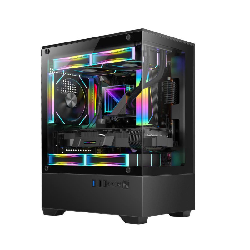 CaseGOLDEN TIGERRaider SL-2MiniTowerCase product features Transparent panelNot includedColour BlackRAIDERSL-2