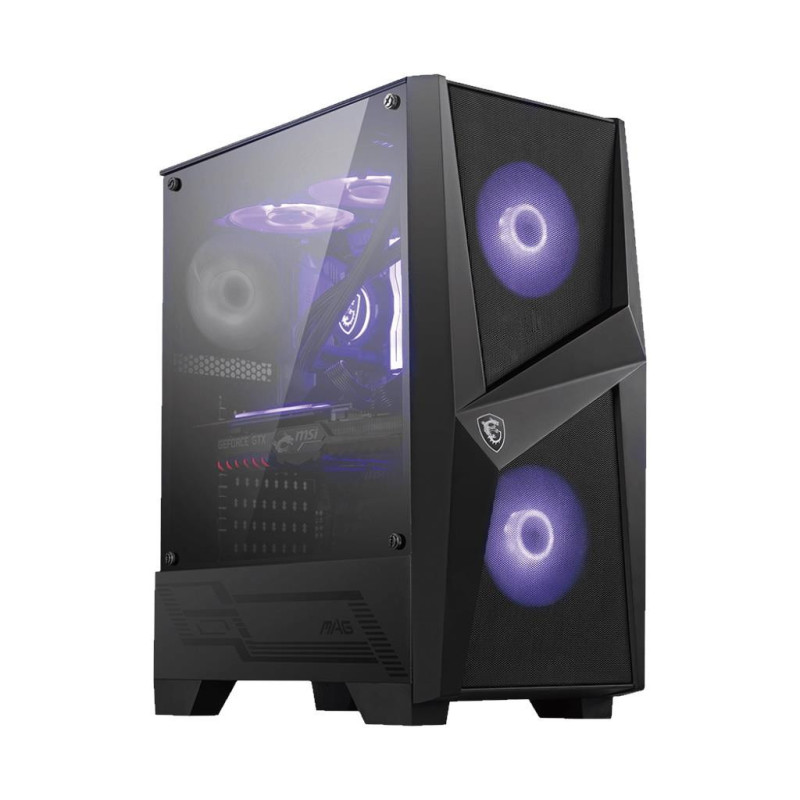 MSI MAG FORGE 100M PC Case Mid-Tower USB 3.2 Black