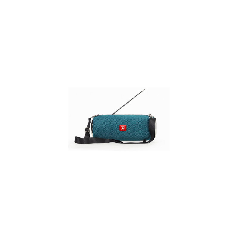Gembird SPK-BT-17 portable Bluetooth speaker with FM-radio green