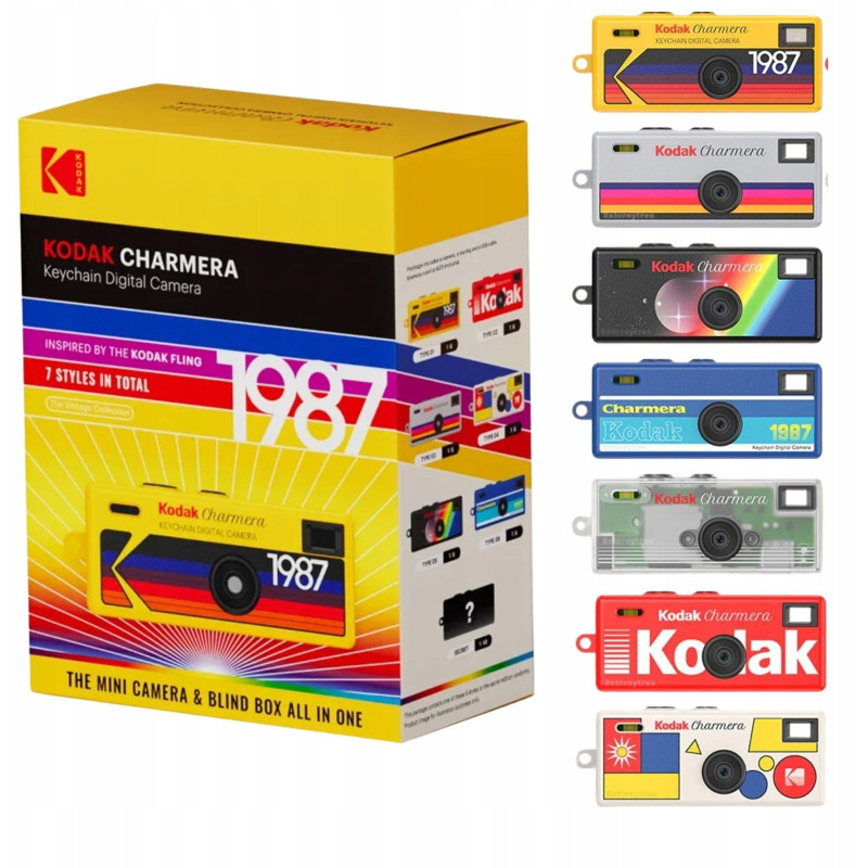 Kodak CHARMERA Keychain Digital Camera RK0601 Blind Box 1pc (random color)