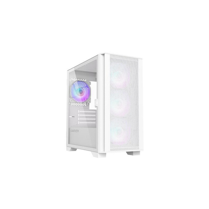 Montech AIR 100 ARGB Micro-ATX Tempered Glass - weis