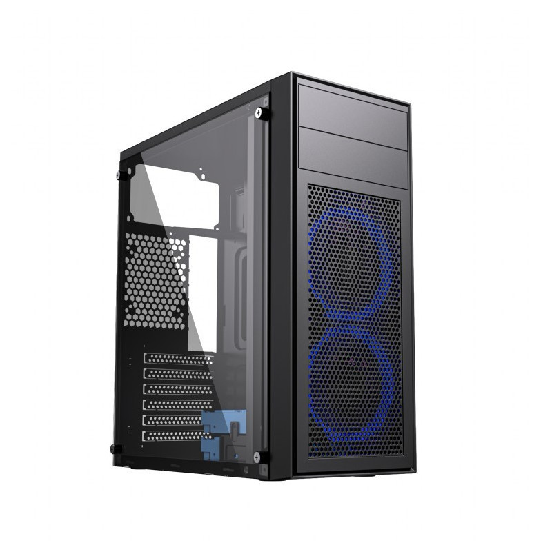 Computer Case Midi Towe Fornax M100B ATX black