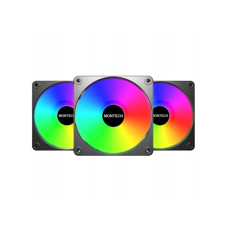 CASE FAN 120MM GF120 V2 / ARGB PWM 3I1(B) MONTECH