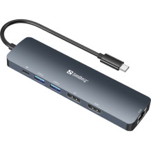 Sandberg USB-C 8K Display Dock 5705730136436