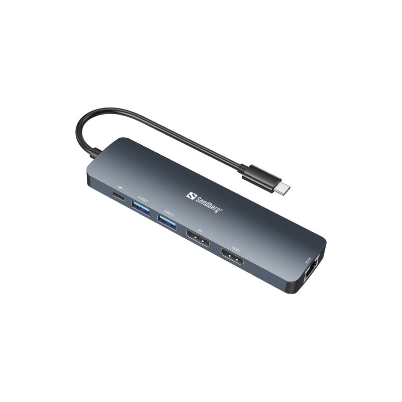Sandberg USB-C 8K Display Dock 5705730136436