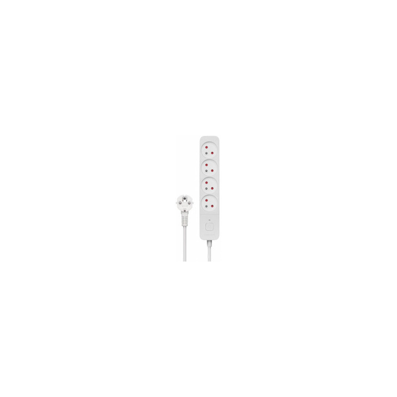 SAVIO Power strip 4 sockets 3m white LZ-08