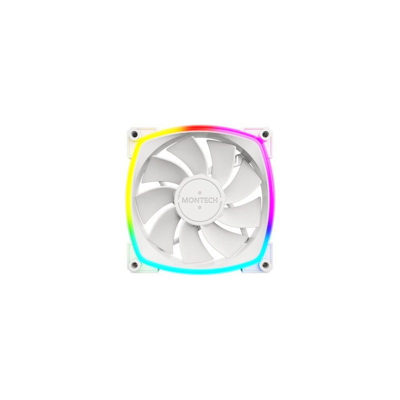 CASE FAN 120MM / RX120 PWM WHITE 3 IN 1 MONTECH