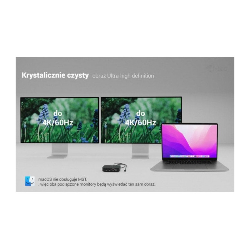 USB-C Dual HDMI Docking Station with Power Delivery 100 W