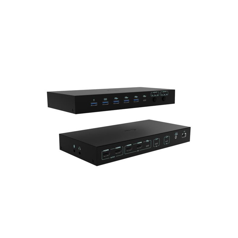 Stacja dokujaca USB-C KVM Dock PRO Three Hosts Dual Video 2x Power Delivery max 92W