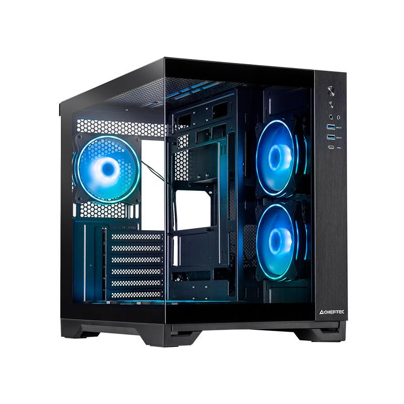 Case ISIO GM-30B-TG-OP 6x Fans ARGB