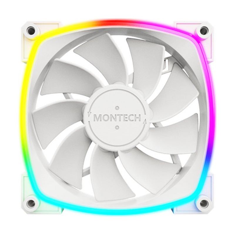 Montech RX120 PWM ARGB fan - 120mm white