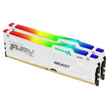 Kingston Technology FURY Beast 32GB 6000MT / s DDR5 CL36 DIMM (Kit of 2) White RGB EXPO