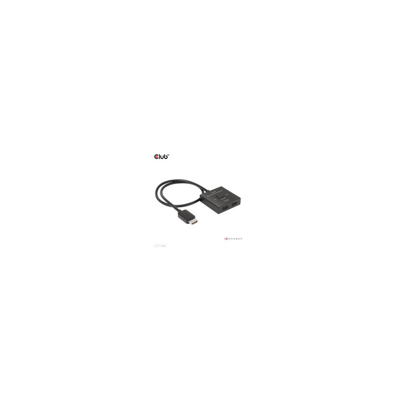 Club3D HDMI Switch 2-in-1 bidirektional 8K60Hz / 4K120Hz UHD retail