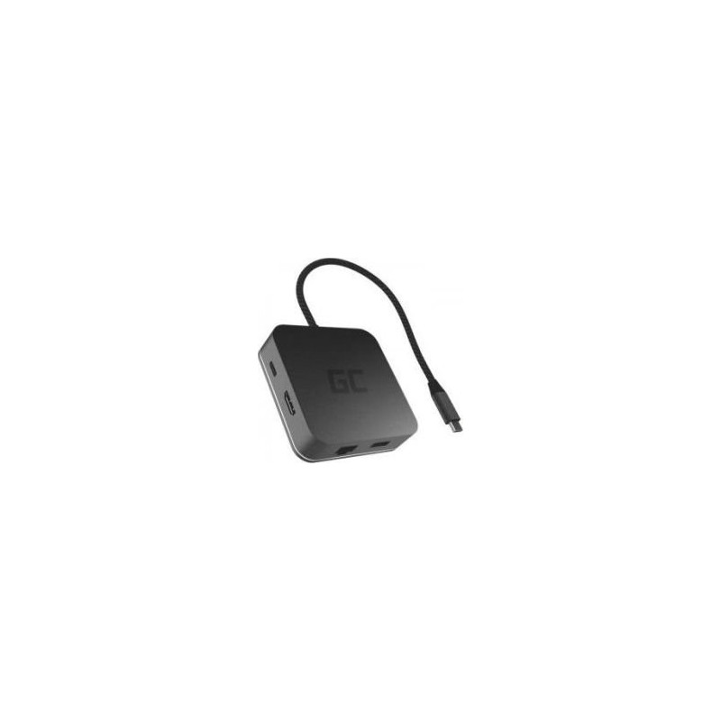 Green Cell 6in1 (USB 3.0 HDMI Ethernet USB-C) for Apple MacBook Dell XPS Asus ZenBook and others