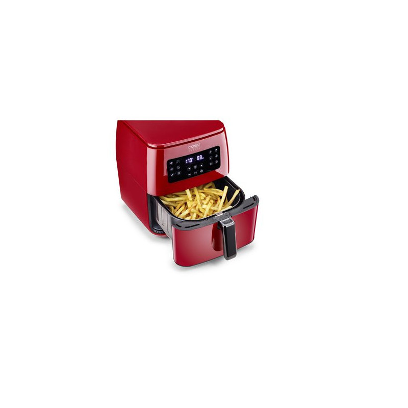 Caso Designer Air Fryer AF 600 XL Capacity 6 L Red (Nedaudz boj. iepak.)