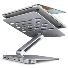 HMC-STND USB hub 6in1 ALU...