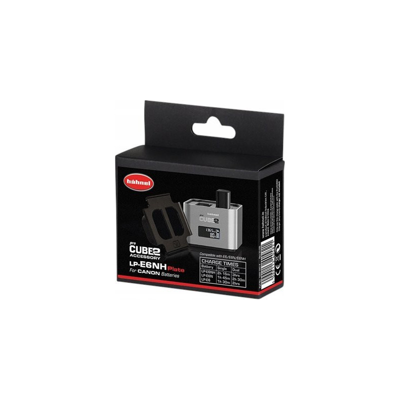 Hähnel ProCUBE 2 Plate Camera Charger for Canon LP-E6 / LP-E6N / LP-E6NH Batteries