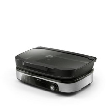 Philips elektriskais galda grils ar vāku melns HD6212 / 90