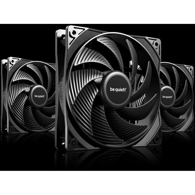 be quiet! Pure Wings 3 Lufter PWM High-Speed - schwarz 120mm 3er-Pack