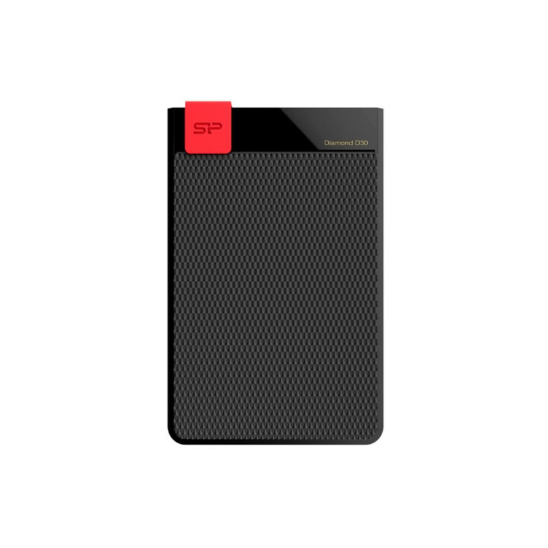 Dysk HDD Silicon Power Ārējais cietais disks Silicon Power Diamond D30 2TB 2 5" USB 3.0 IPX4 Melns superslim - SP02