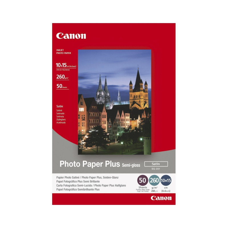CANON SG-201 photopaper 4x6 50pages