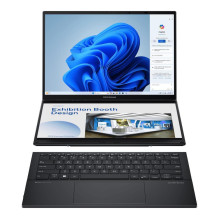 Asus Zenbook Duo UX8406CA-PZ009W Basalt Gray 14 OLED Touchscreen 3K 2880 x 1800 pixels Glossy Intel Core Ultra 9 285H 3