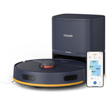 PHILIPS HomeRun 2000. sērijas Putekļsūcējs robots ar mazgāšanas funkciju tumši zils XU2100 / 15