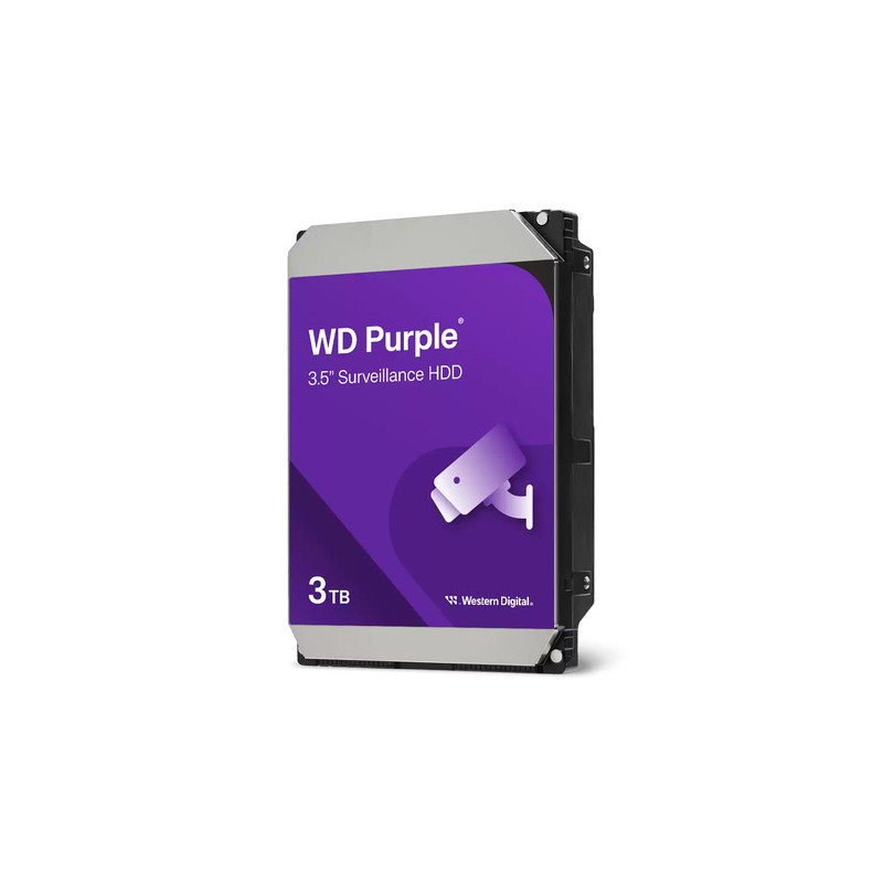 WESTERN DIGITAL PURPLE 3TB 3.5" HDD SATAIII SURVEILLANCE WD34PURZ