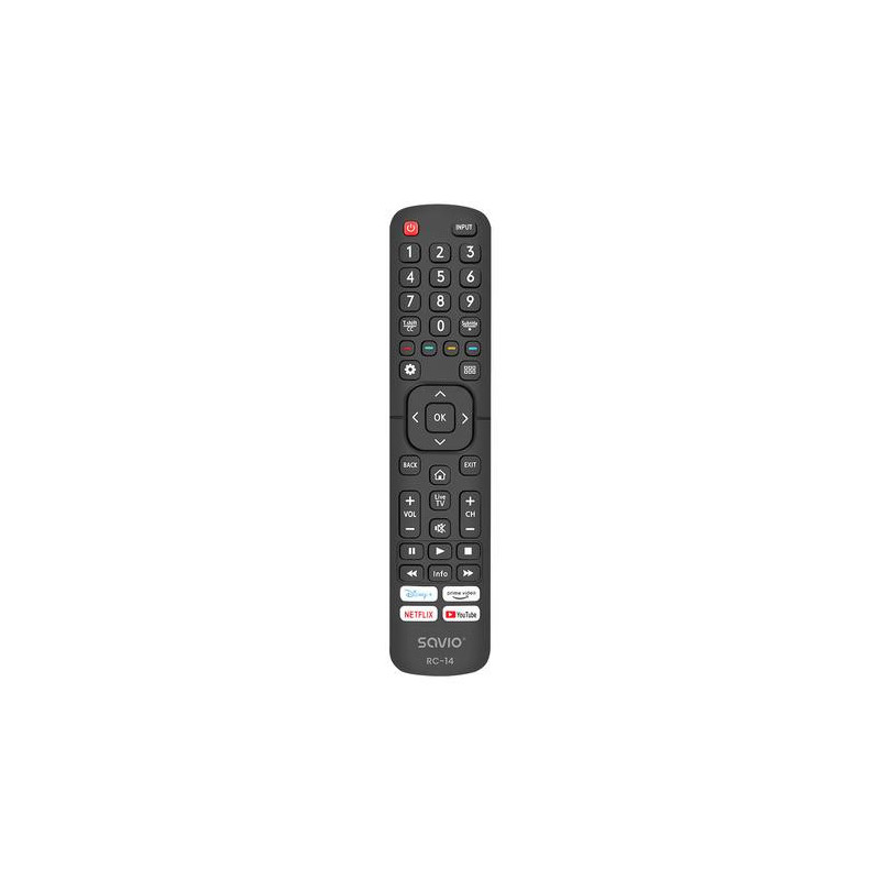 SAVIO RC-14 Universal remote control / replacement for HISENSE SMART TV