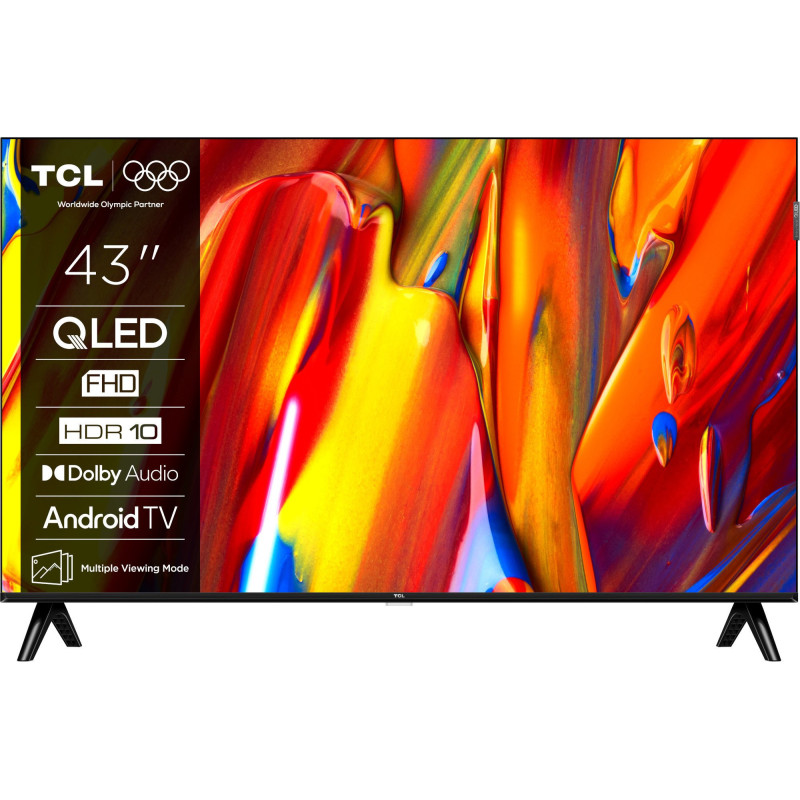 TV SetTCL43 "Full HD1920 x 1080 pixelsFlat16:9QLED43V5C
