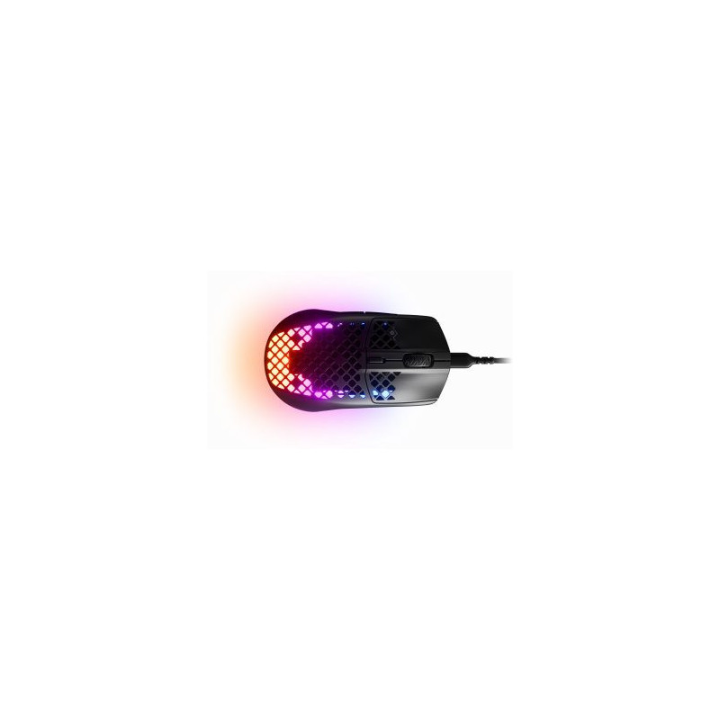 SteelSeries Gaming Mouse Aerox 3 (2022 Edition) Optical RGB LED light Onyx Wired