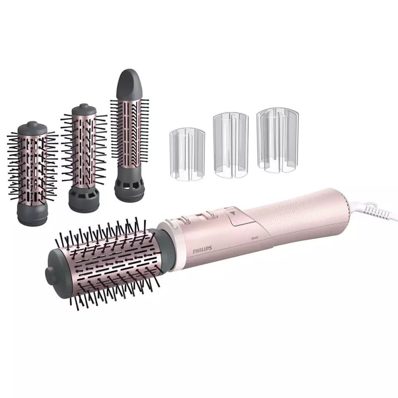 Jaunums! PHILIPS Air Styler Essential matu veidotājs 1000W rozs BHA735 / 00